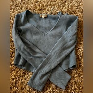 Blue Pacsun crop sweater